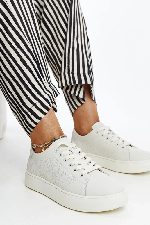 Bežīgi ādas tenisa apavi Sireen