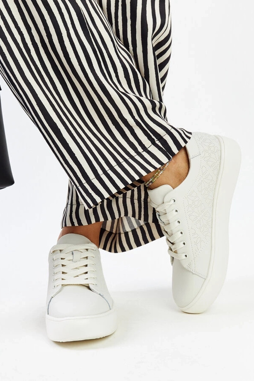 Bežīgi ādas tenisa apavi Sireen