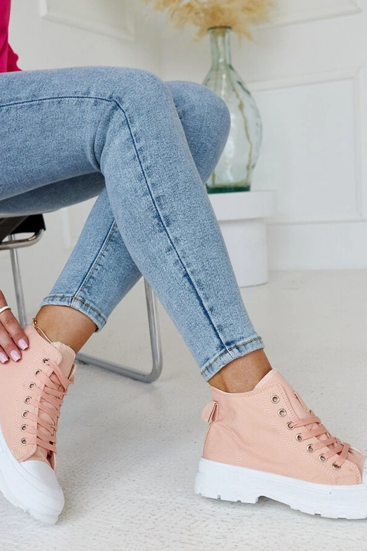 Augstas rozā, kuplas kedas Alhandra