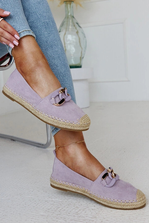 Purpura ķēdes espadrilles no Radwan