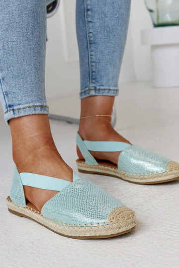 Tharn's Light Green Slingback Espadrilles 2