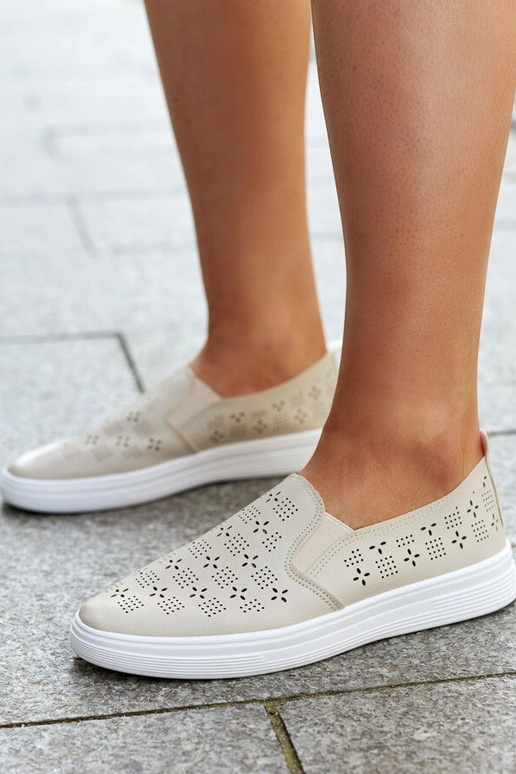 Bēšas Hilal Slip-On kedas