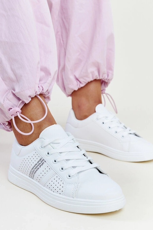 Baltas kedas eko ādas Berdine