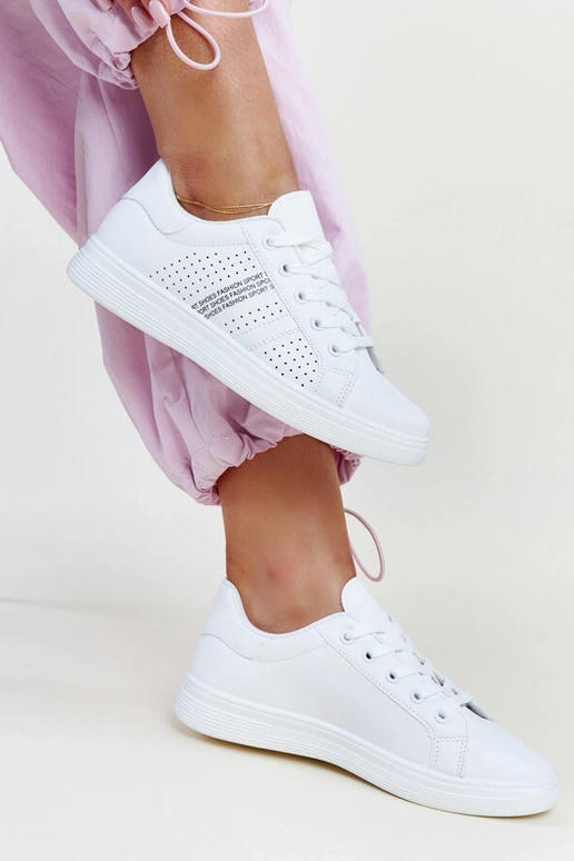 Baltas kedas eko ādas Berdine