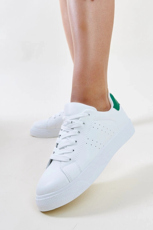 Akila baltas un zaļas kedas