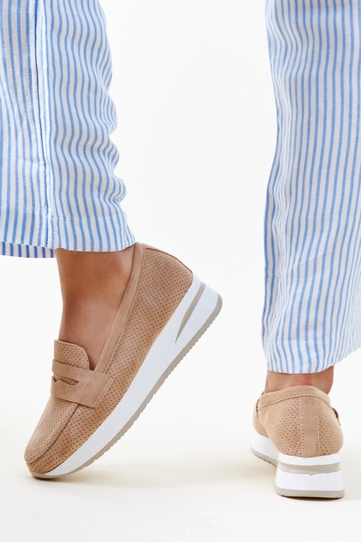 Brūni perforēti Muna apavi