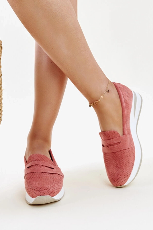 Rozā perforētas Muna kurpes