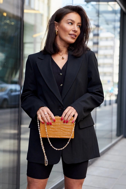 Dzeltena ,,bagāžnieka'' soma uz ķēdes...