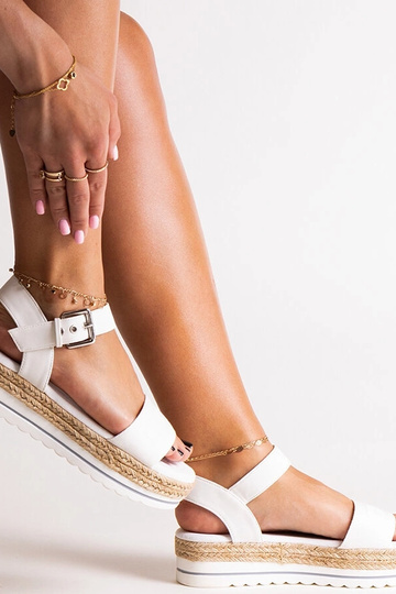 Big Star baltas sandales...