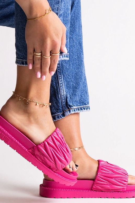 Pink Big Star volāni flip-flops...