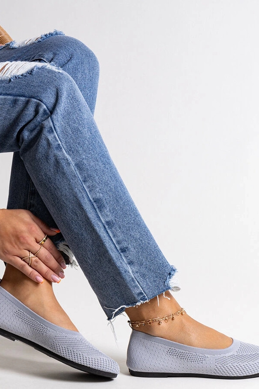 Pelēka auduma balets Yafia