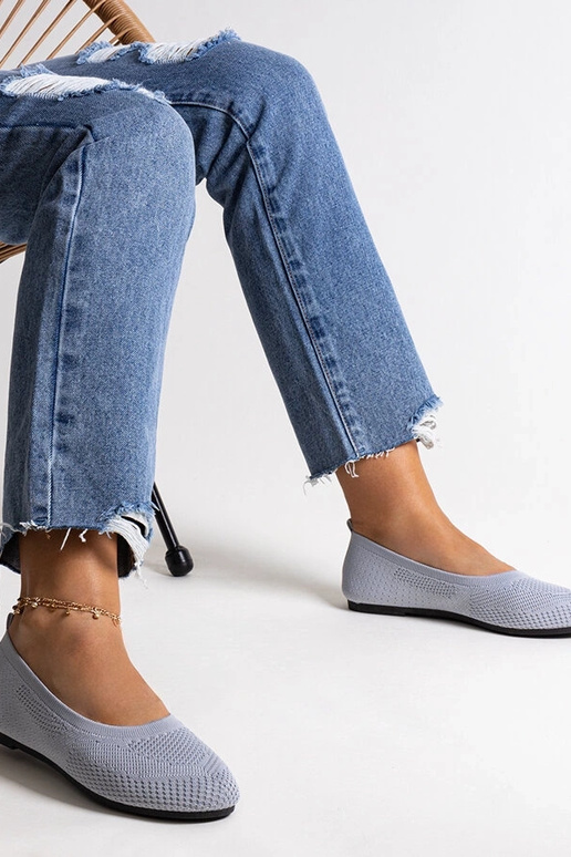 Pelēka auduma balets Yafia