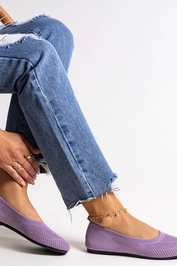 Violeta auduma balerīnas Yafia