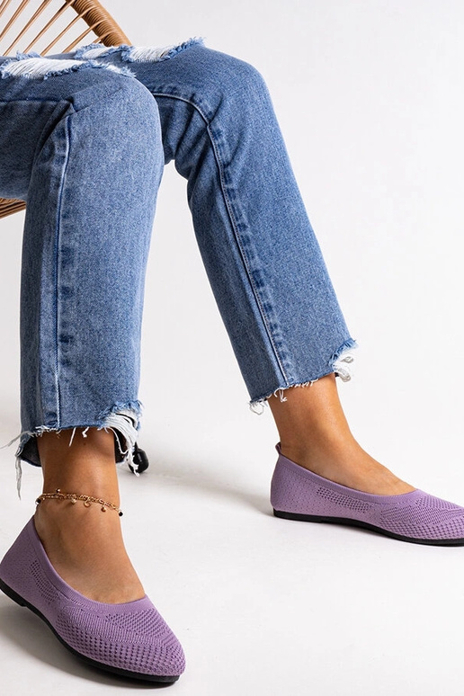 Violeta auduma balerīnas Yafia