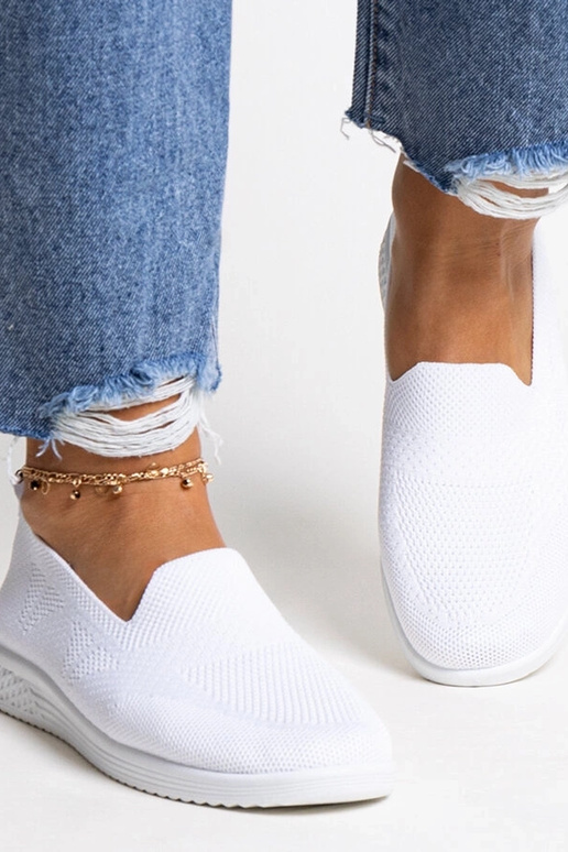 Abadly White Slip-On kedas