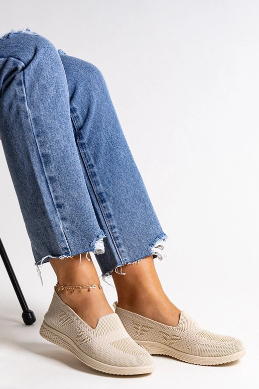 Bēšas Abadly Slip-On kedas