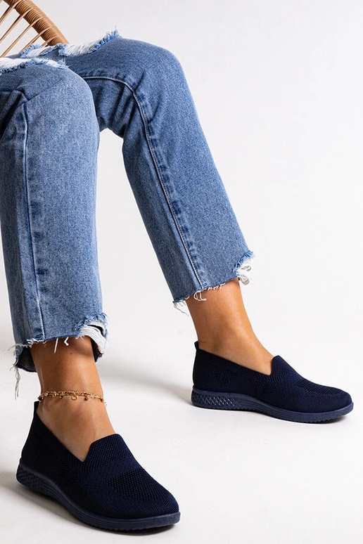 Abadly Navy Slip-On kedas