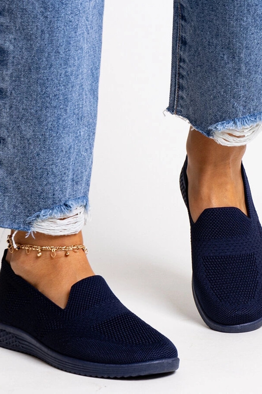 Abadly Navy Slip-On kedas
