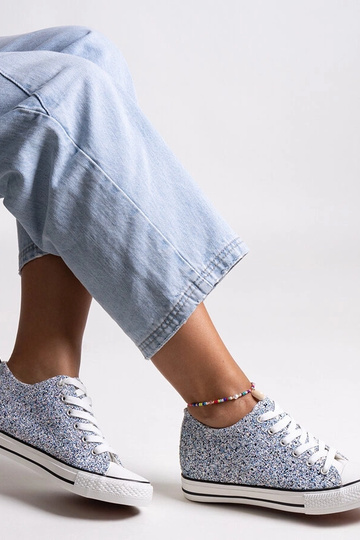 Zilās spīdīgās augstās...