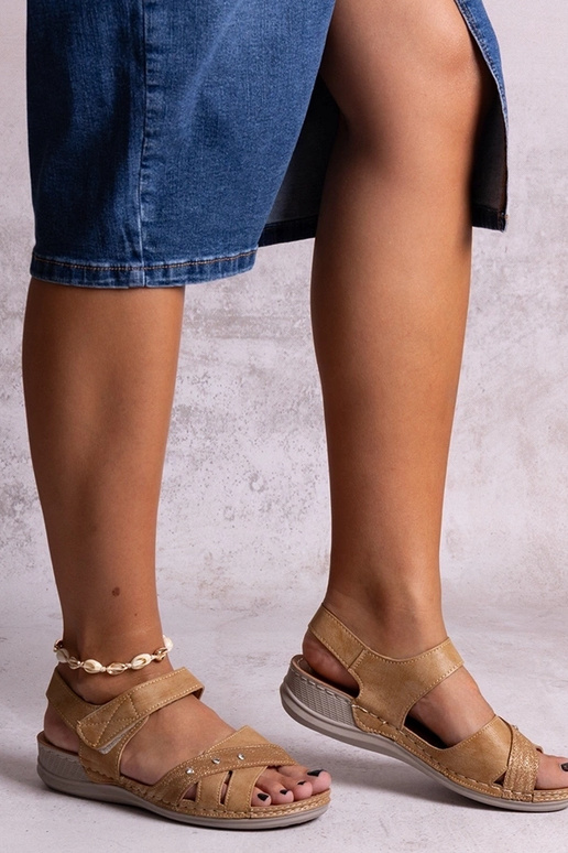 Nural Brown platformas sandales