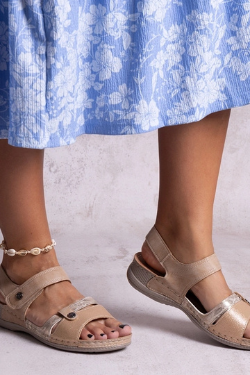 Huri Brown platformas sandales