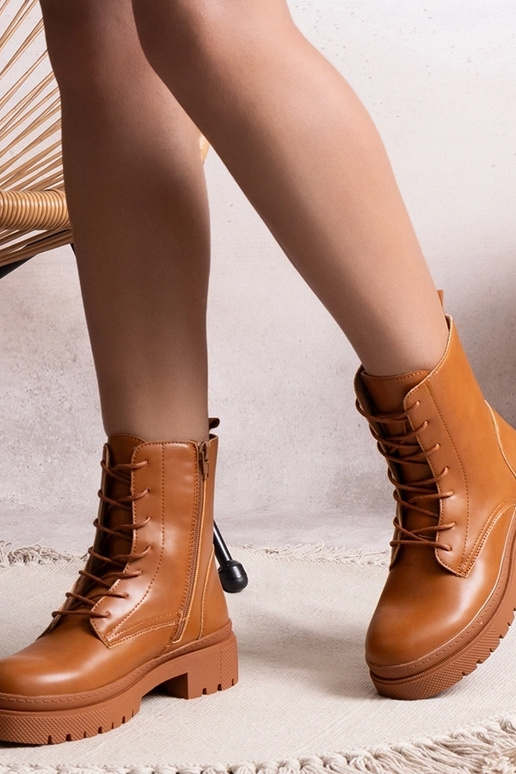 Brūnas siltinātas klasiskās puszābaki...