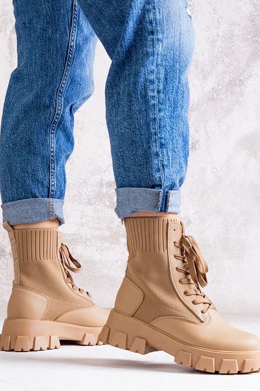 Bēši puszābaki ar elastīgu kātu Zogba