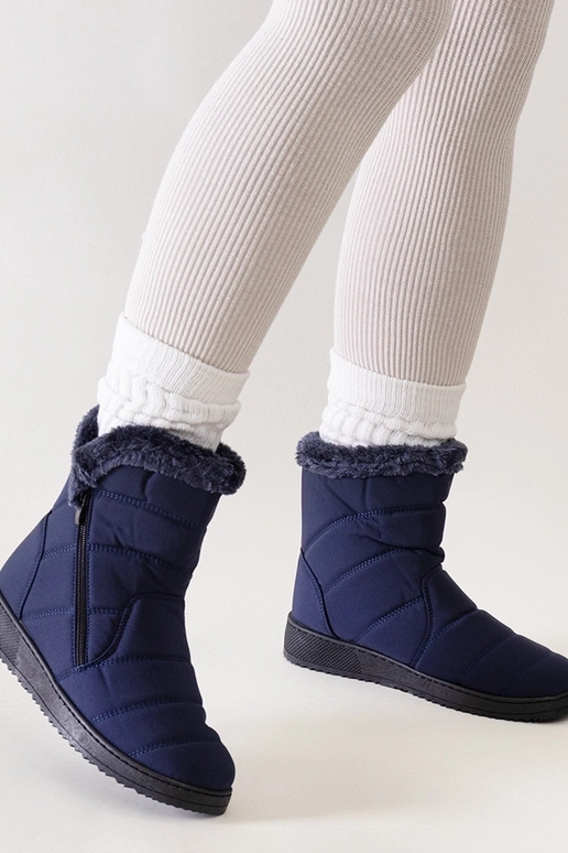 Tumši zili sniega zābaki, kas...