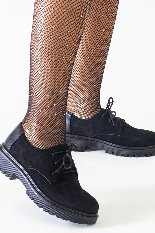 Melni brīvā laika apavi no mākslīgās...