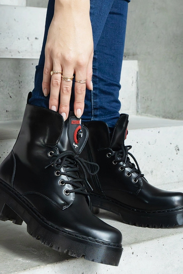 Melnas sieviešu botītes Ranco 2