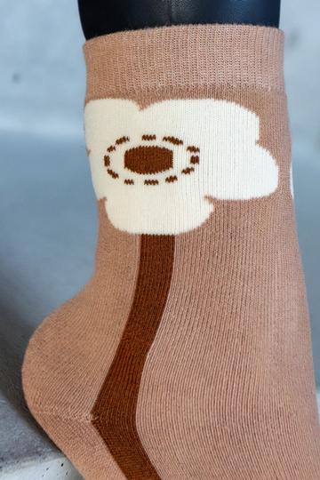 Brūnas siltas zeķes Sella
