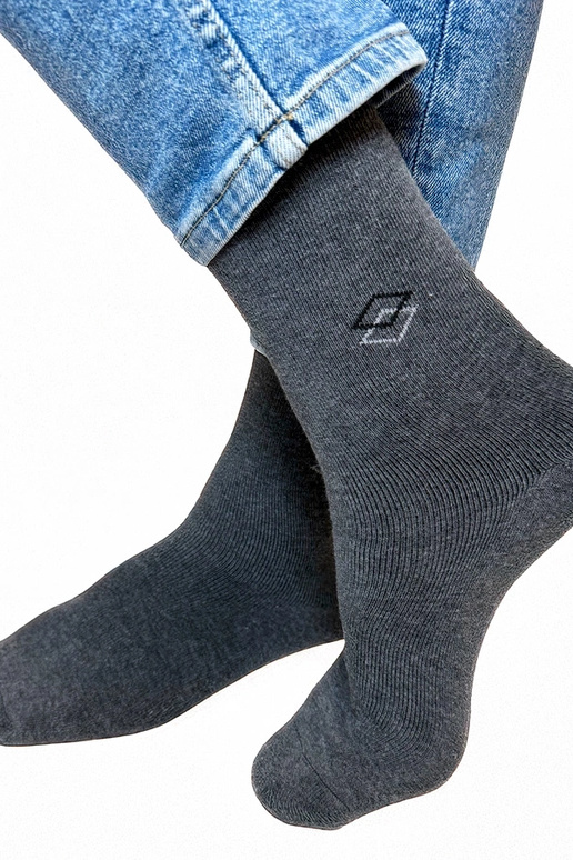 Pelēkas vīriešu siltās zeķes Narus