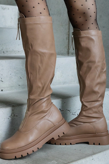 Brūni zābaki no eko ādas uz... 2