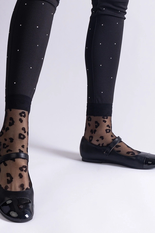 Melnas lakādas balerīnas ar velcro...