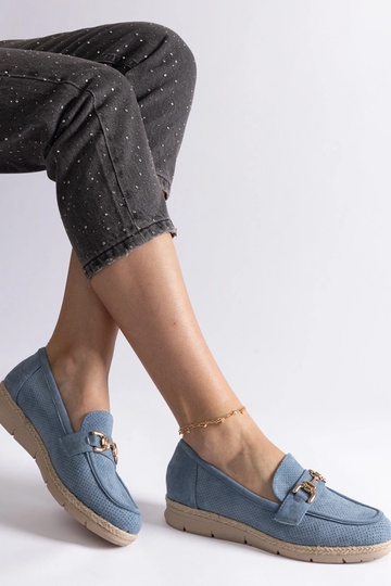 Zilās sieviešu kurpes no... 2