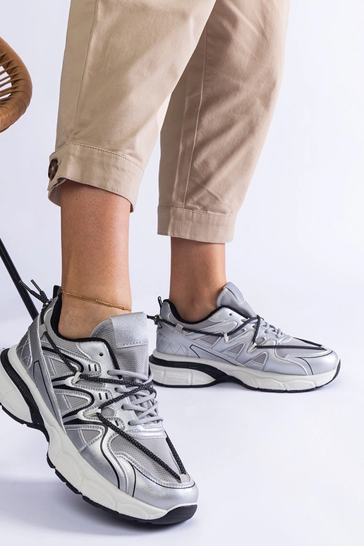 Sudraba sieviešu kedas ar masīvu...