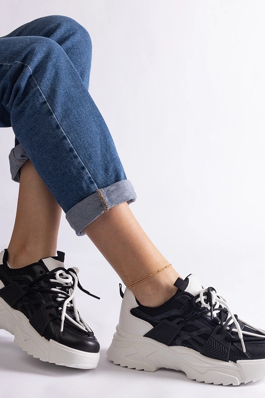 Melnas Alva sieviešu sporta kedas