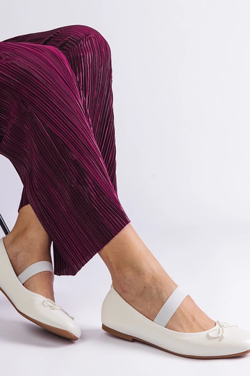 Baltas baleta plakanas ar... 2