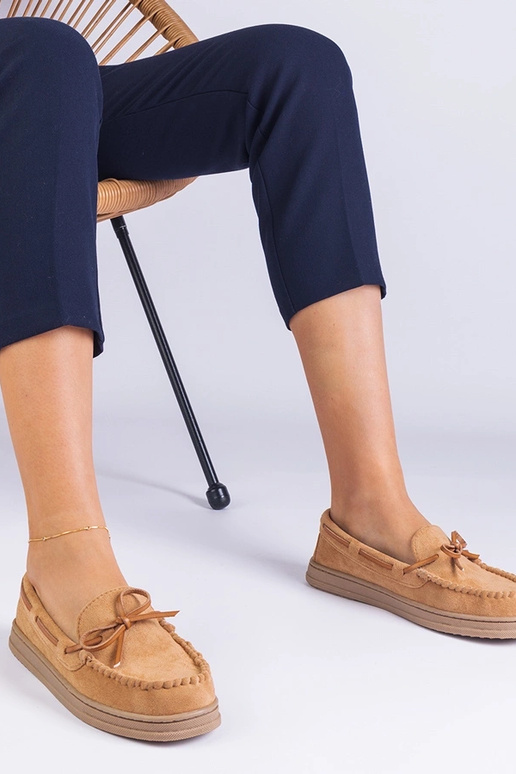 Brūnas sieviešu mākslīgās zamšas...