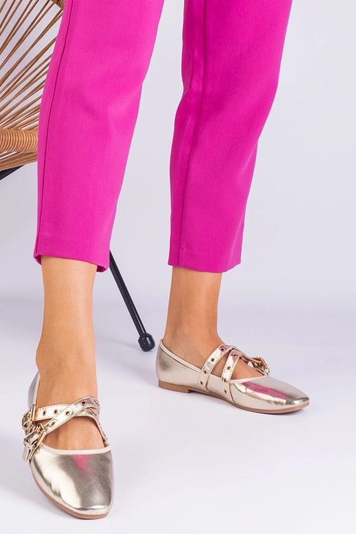 Zelta baleta lakas no mākslīgās ādas,...