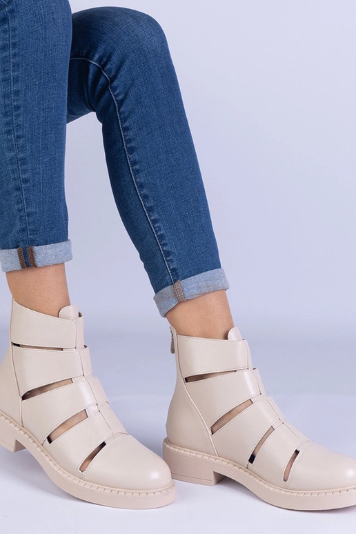 Bēši zābaki no eko ādas ar...