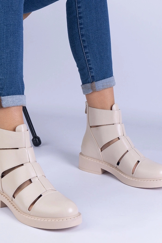 Bēši zābaki no eko ādas ar...