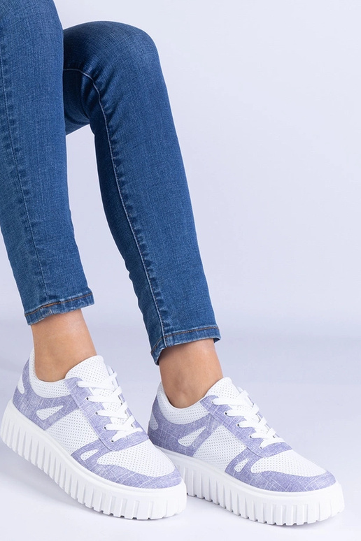 Violetas ažūra kedas ar masīvu...