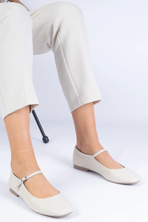 Klasiski bēši Grenada eko-ādas baleta... Klasiski bēši Grenada eko-ādas baleta...