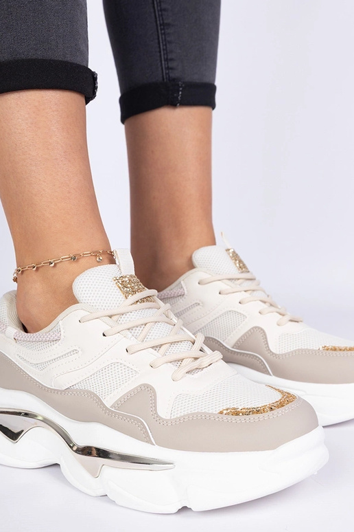 Bežīgas sieviešu sporta apavi ar... Bežīgas sieviešu sporta apavi ar...