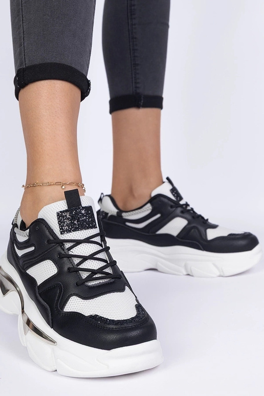 Melnas sieviešu sporta apavi Prutto Melnas sieviešu sporta apavi Prutto