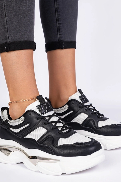 Melnas sieviešu sporta apavi Prutto Melnas sieviešu sporta apavi Prutto