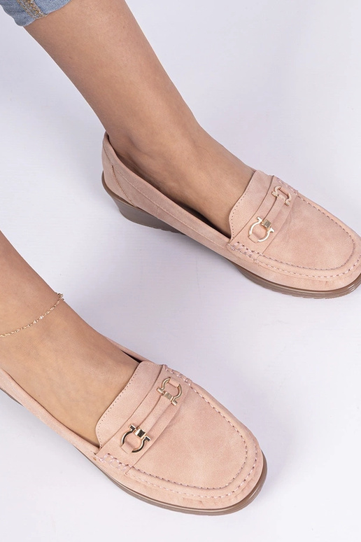 Rozā sieviešu mokasīni uz platformas... Rozā sieviešu mokasīni uz platformas...