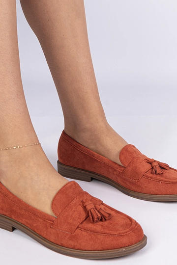 Oranžīgi sieviešu mokasīni... 2