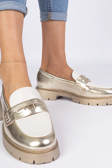 Zelti mokasīni sievietēm ar...